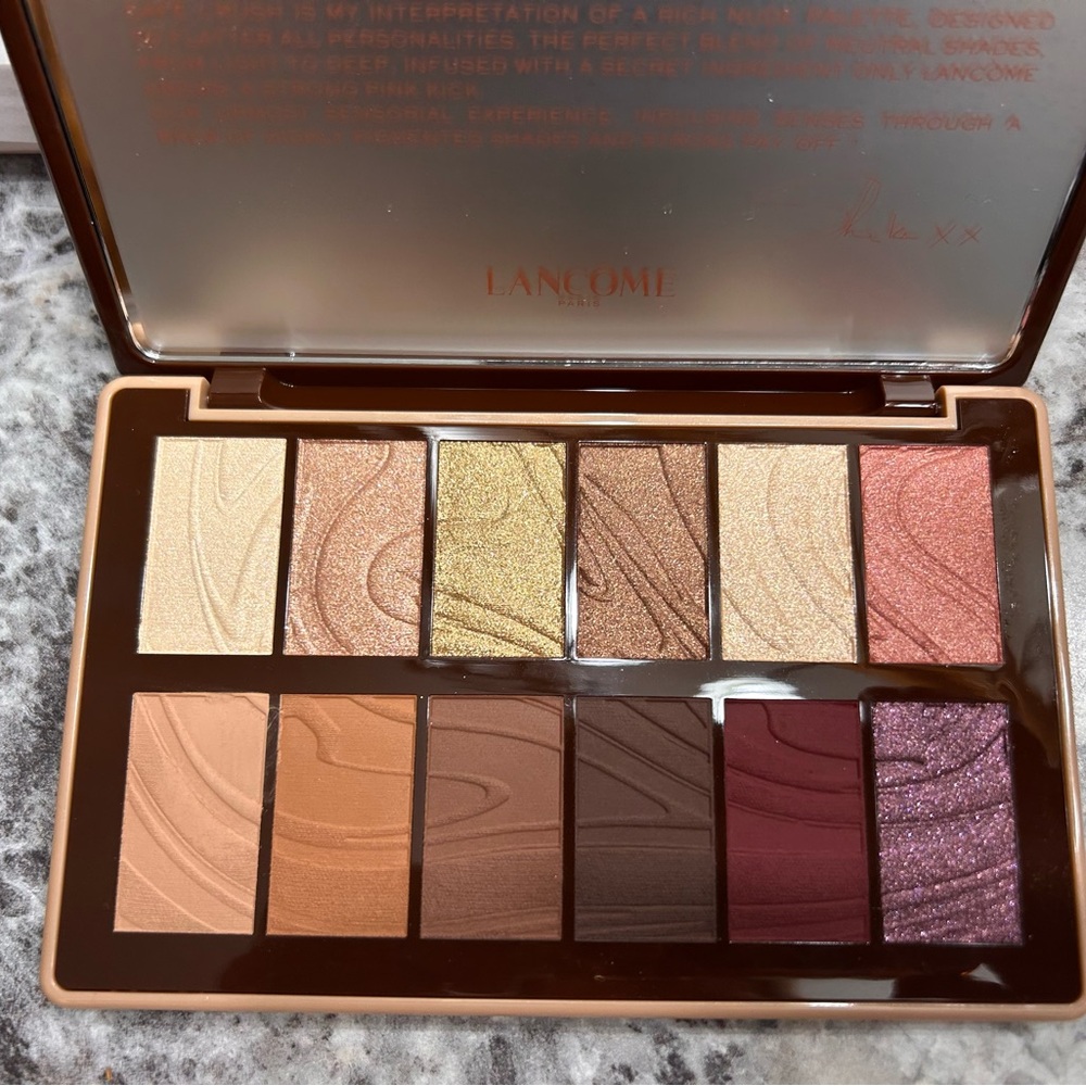 Lancome Eyeshadow Palette - Golden Glow and Rich Hues